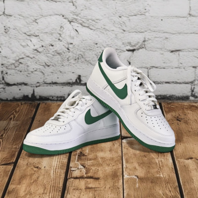 Кроссовки Nike Air Force 1 Low Retro ( White / Forest Green )