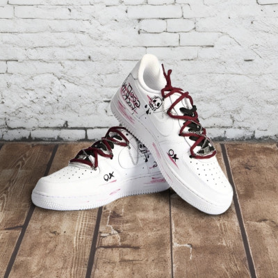 Кроссовки Nike Air Force 1 " Pink Skeleton"