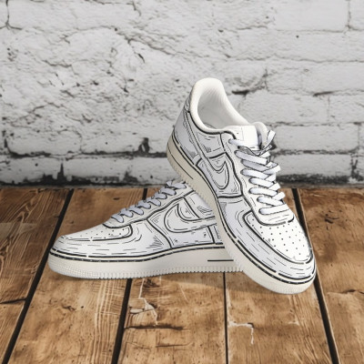 Кроссовки Nike Air Force 1 “ABLOODING”