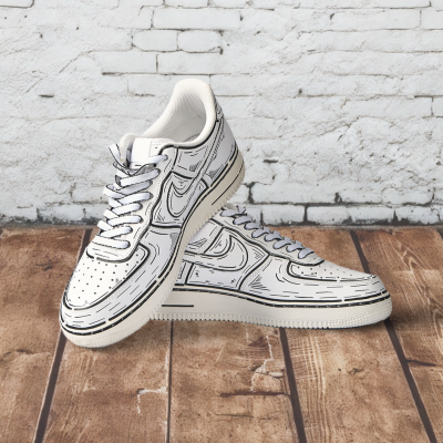 Кроссовки Nike Air Force 1 “ABLOODING”