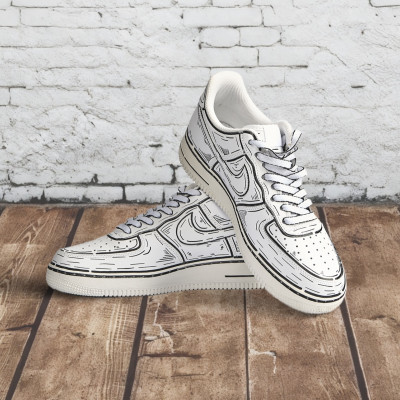 Кроссовки Nike Air Force 1 “ABLOODING”