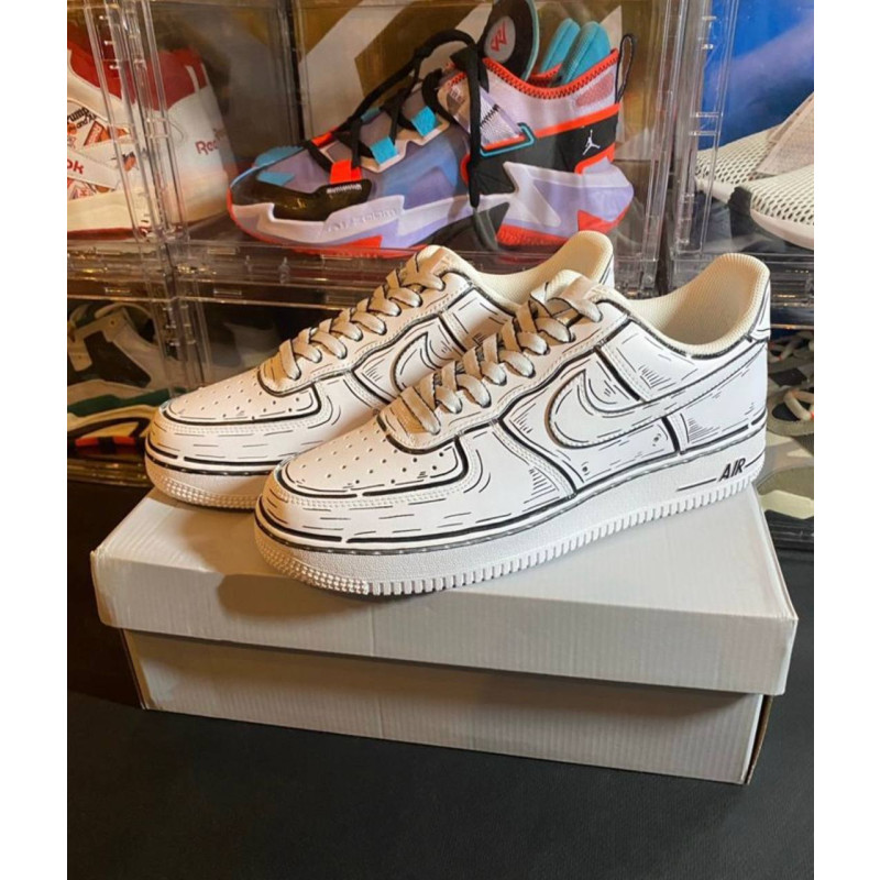 Кроссовки Nike air Force 1 профиль