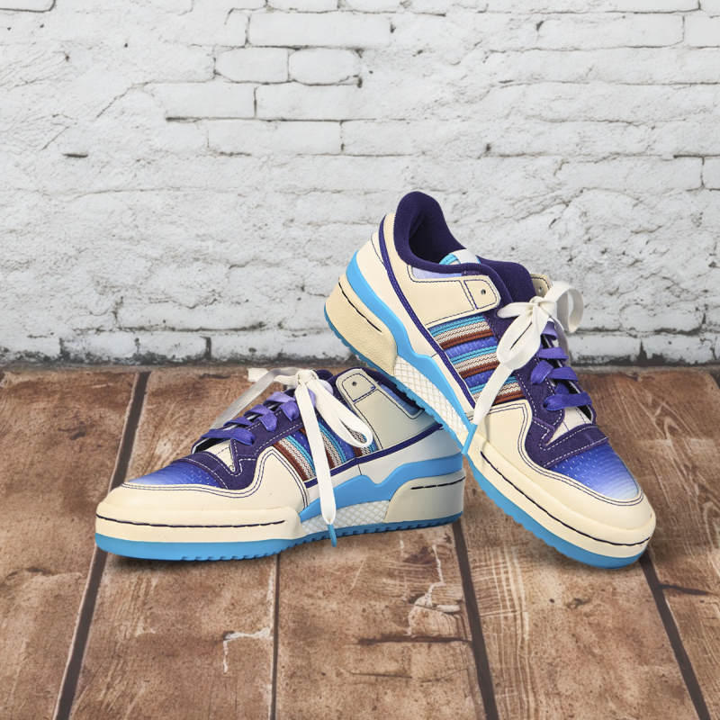 Кроссовки Adidas Originals Forum Low 84 White Purple Blue