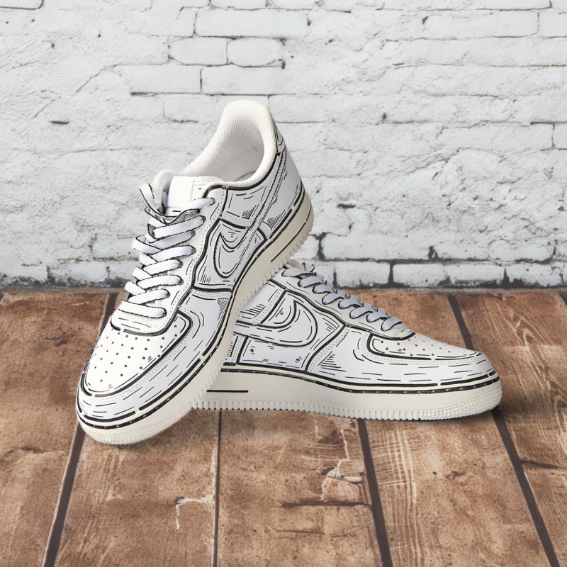 Кроссовки Nike Air Force 1 “ABLOODING”